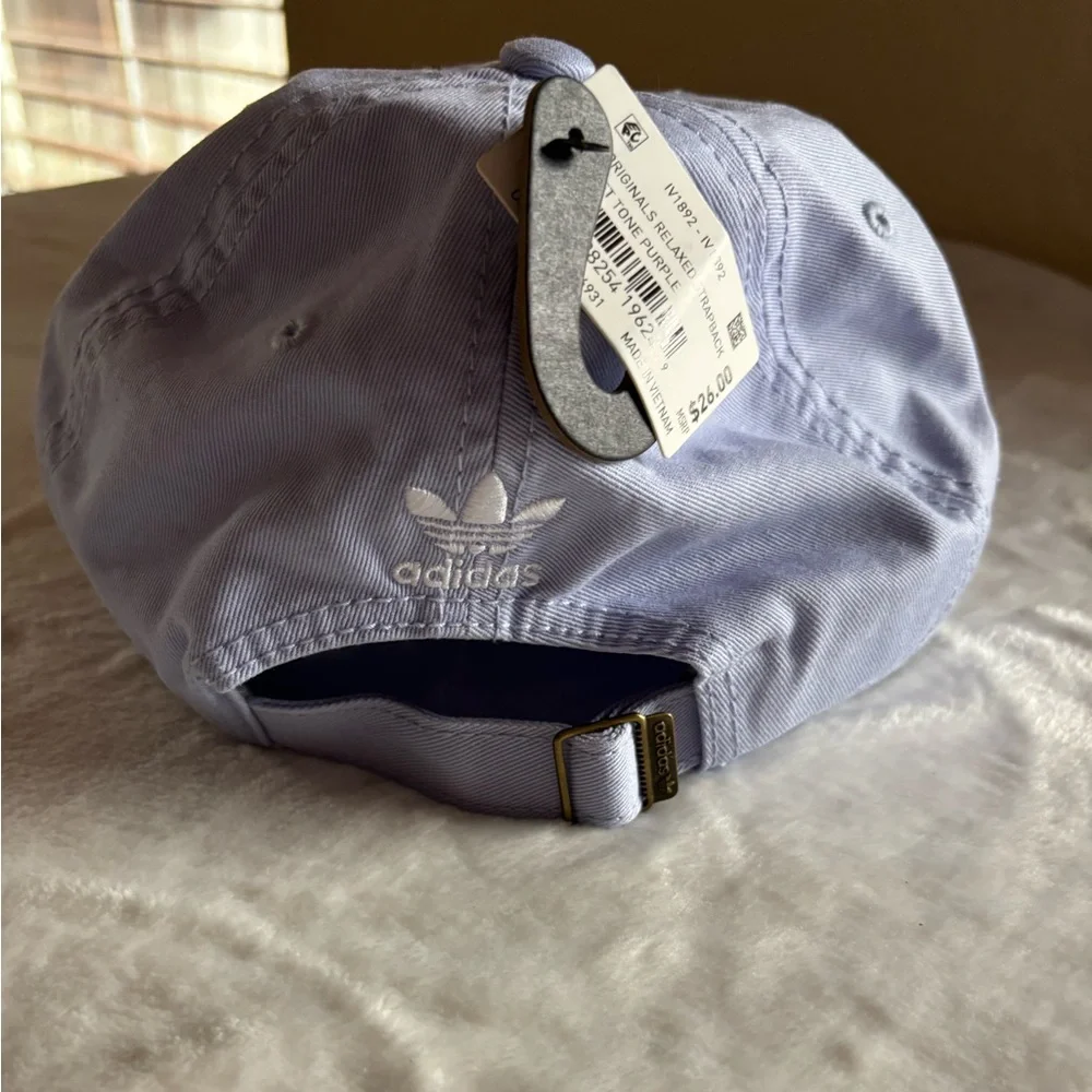 Adidas Adjustable Strapback Cap Casual Everyday Cotton Violet